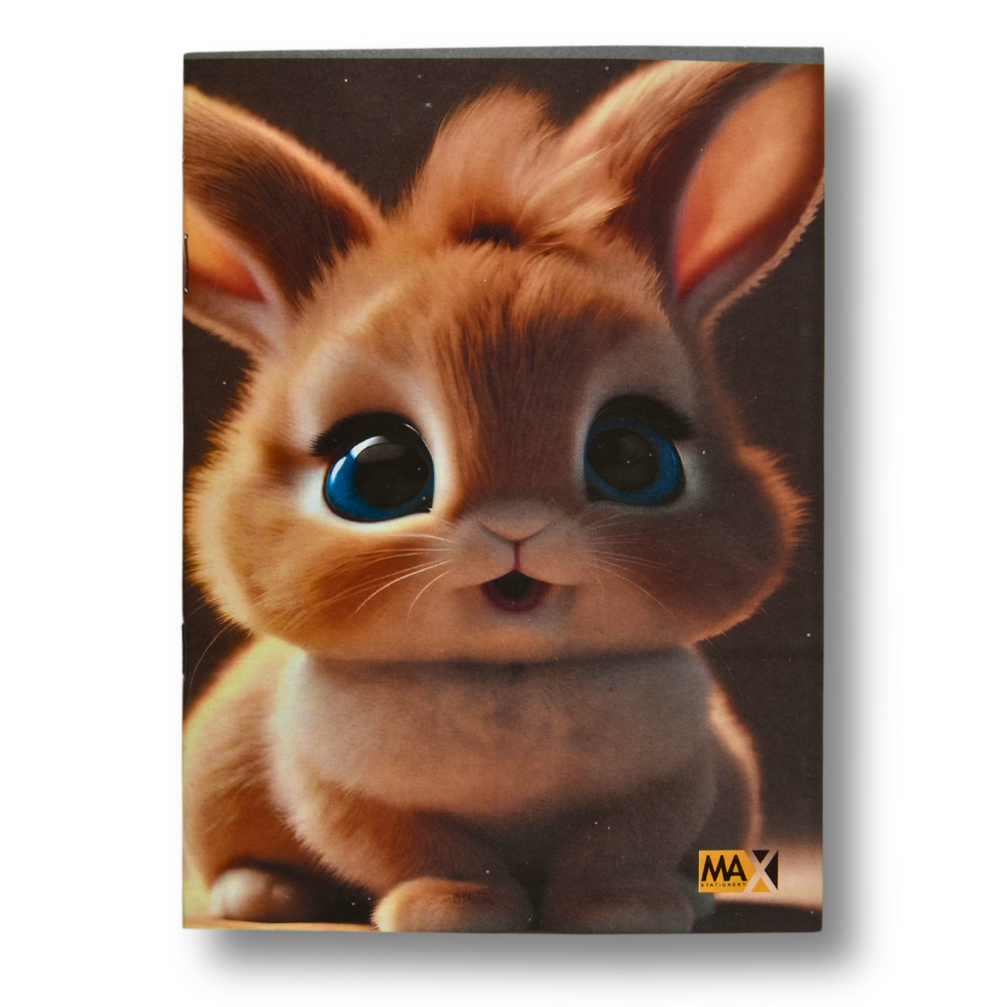 A5 English-ruled school notebook by Max Stationery with 40 sheets, 60 GSM paper, and a 250 GSM duplex designed cover – great for writing practice.

