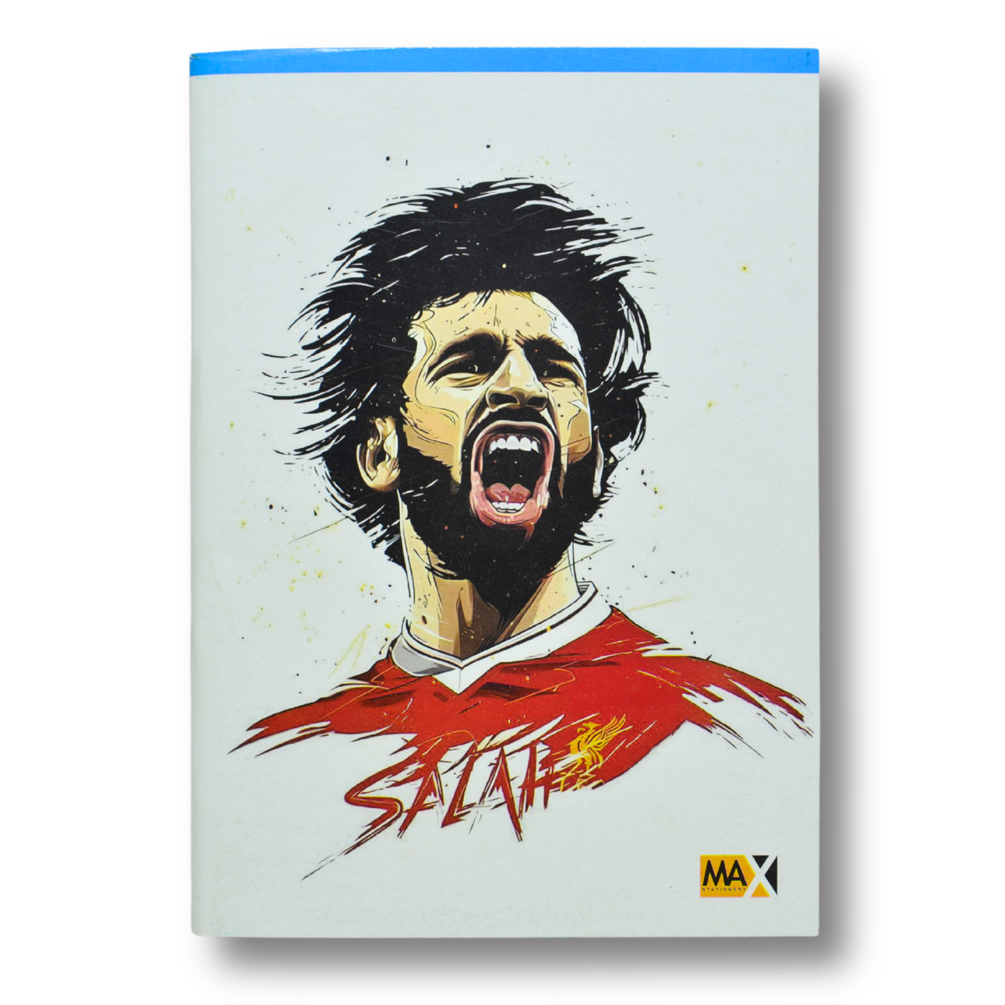 A5 English-ruled school notebook by Max Stationery with 80 sheets, 60 GSM paper, and a 250 GSM duplex designed cover – for writing and learning practice.