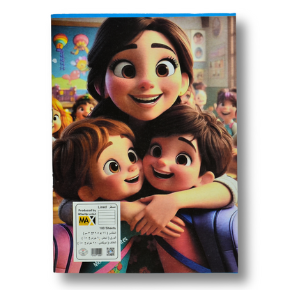 School Notebook – A5 – Lined – 100 Sheets