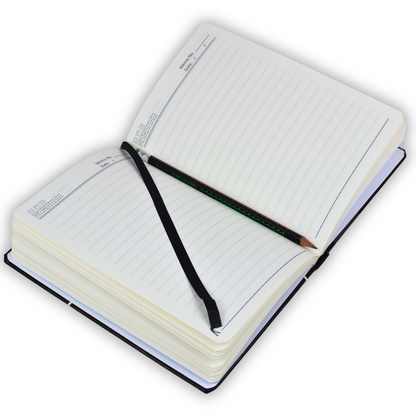 Hardcover Notebook – A5 – Lined – 100 Sheets – Simply