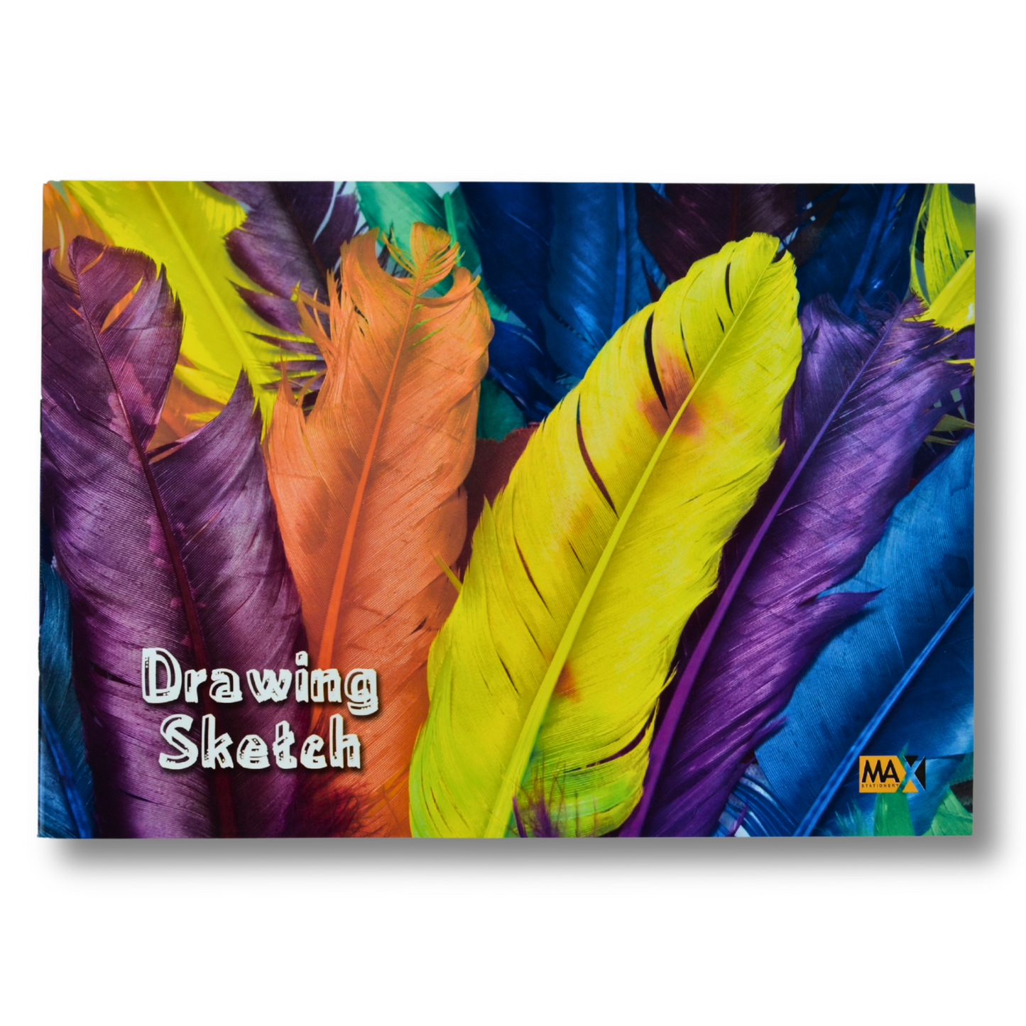 Max Stationery | دفتر رسم تخطيطي مُدبَّس | 16 ورقة | سادة | FS | 24 سم × 34 سم | منظر طبيعي | سلسلة رسومات تخطيطية
