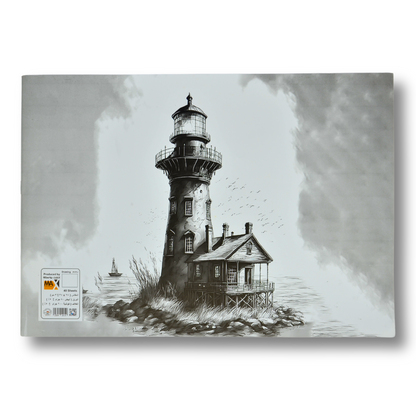 Drawing Sketchbook – 24 × 34 cm – 40 Sheets – Drawing Sketches Series