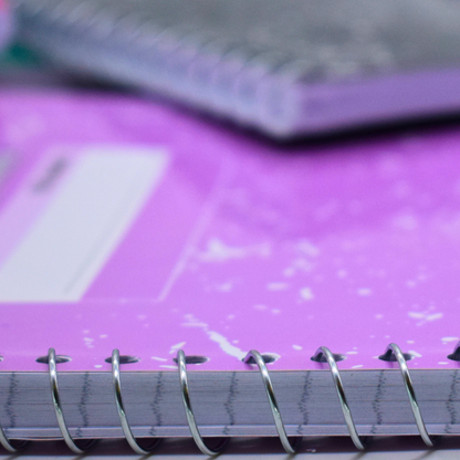 Wire bound Notebook | Size B5 17 cm x 25 cm | 60 GSM | Lined | 100 sheets | Trendy Style