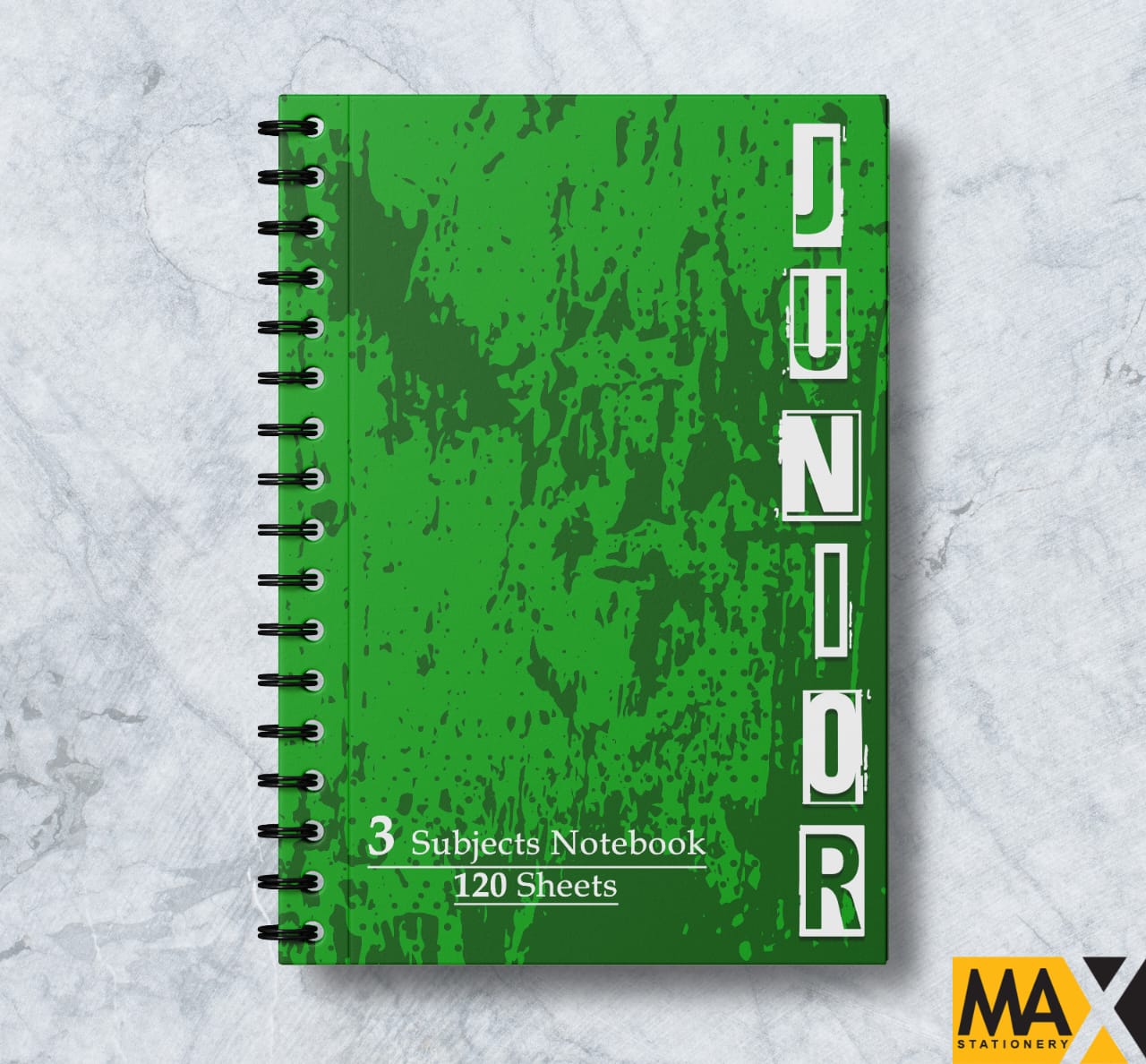 Wire-Bound Notebook Junior – A4 – 120 Sheets – Lined