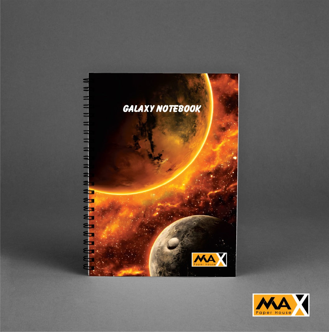 Wire-Bound Notebook Galaxy – A4 – 80 Sheets – Lined