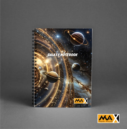 Wire-Bound Notebook Galaxy – A4 – 80 Sheets – Lined