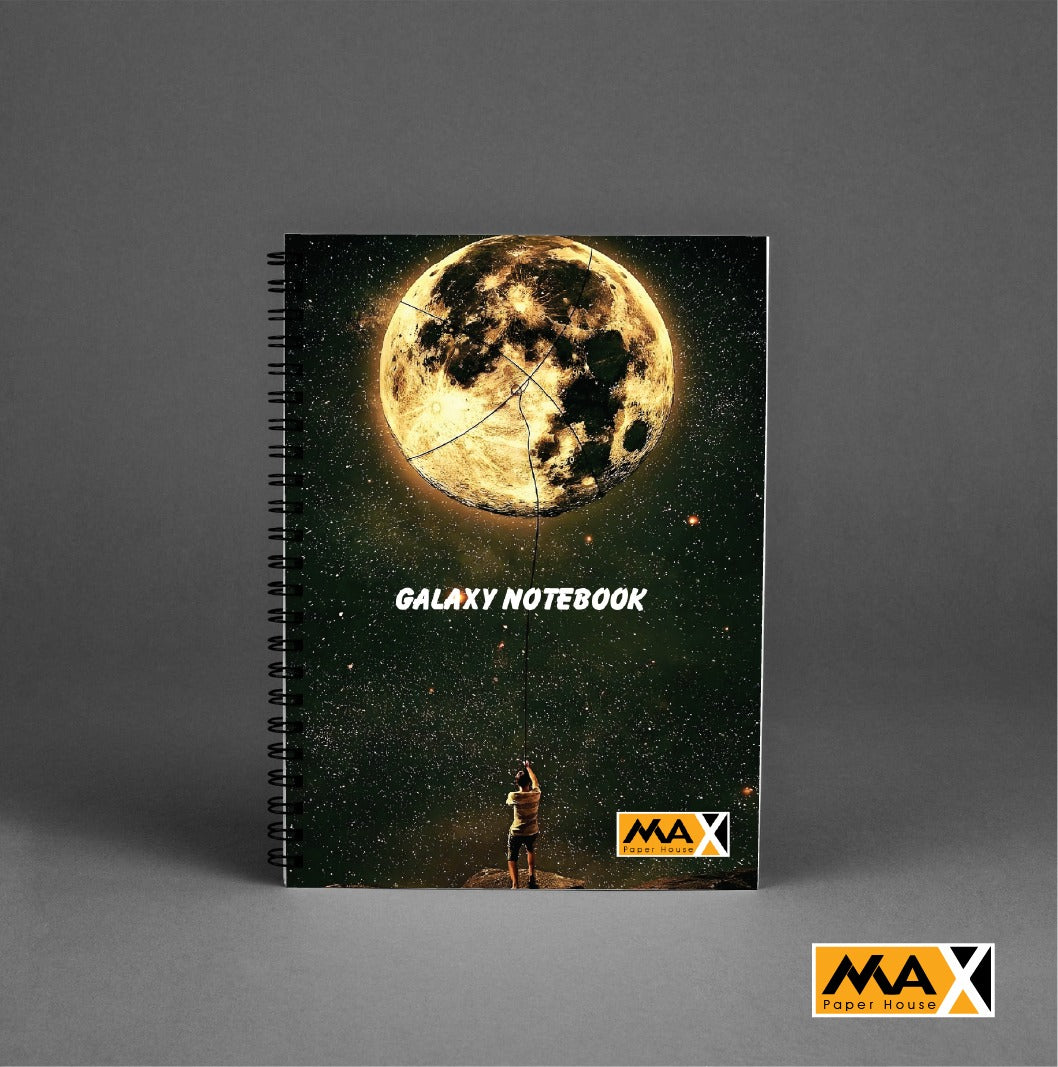 Wire-Bound Notebook Galaxy – A4 – 100 Sheets – Lined
