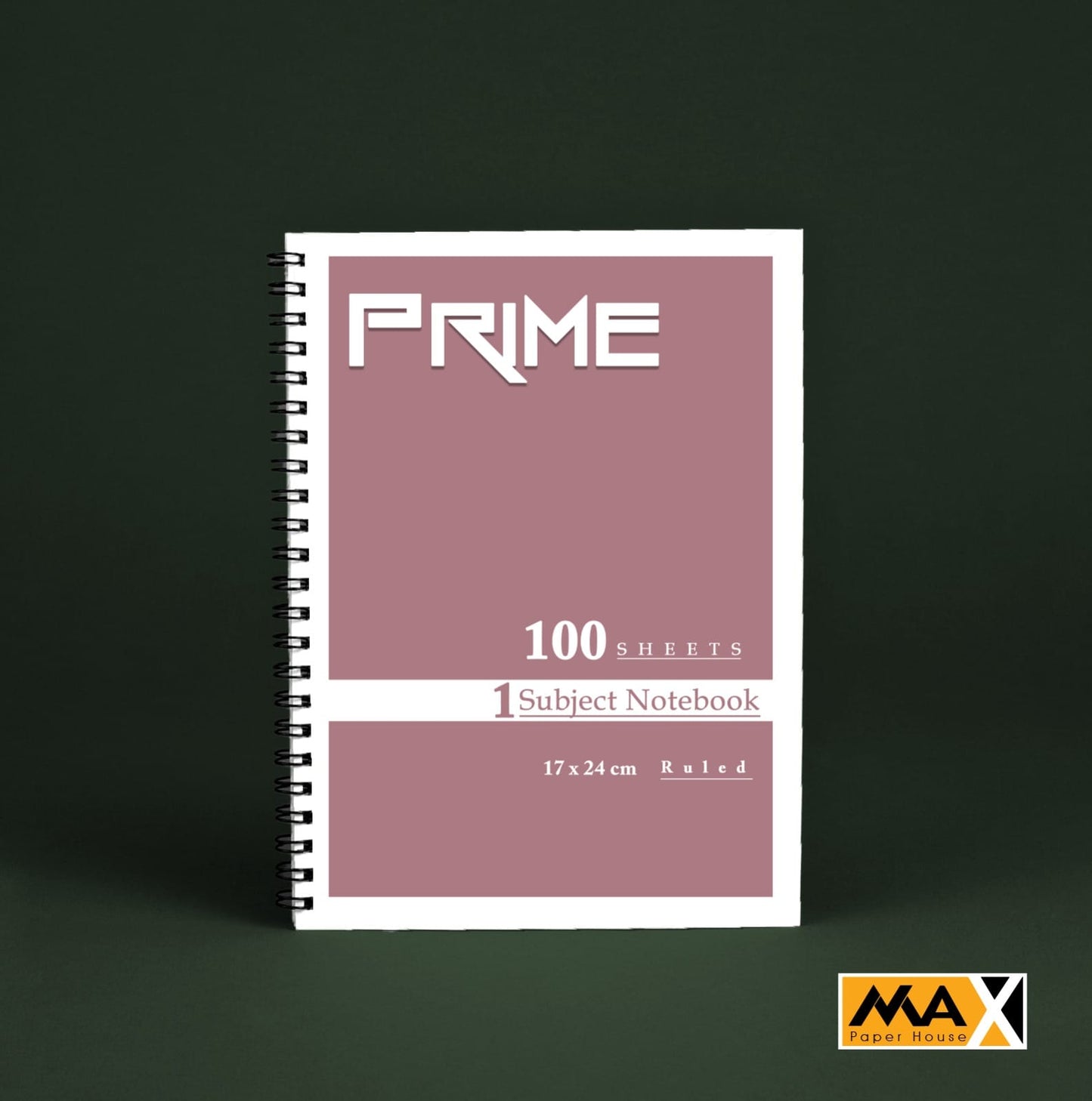Wire-Bound Notebook Prime  – B5 –100 Sheets – Lined