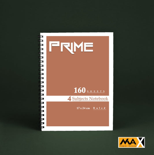 Wire-Bound Notebook Prime – B5 –160 Sheets – Lined