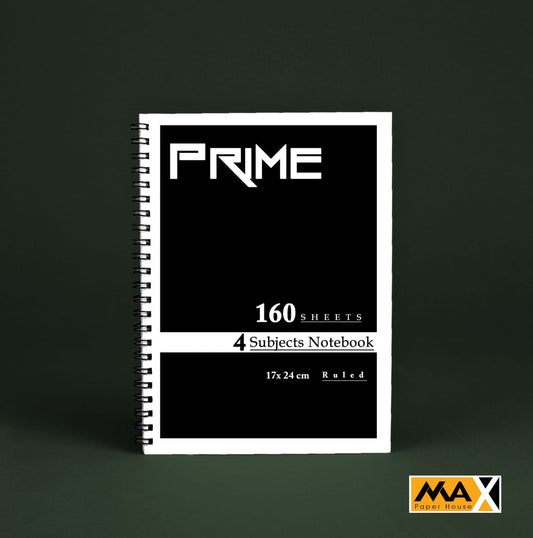 Wire-Bound Notebook Prime – B5 –160 Sheets – Lined