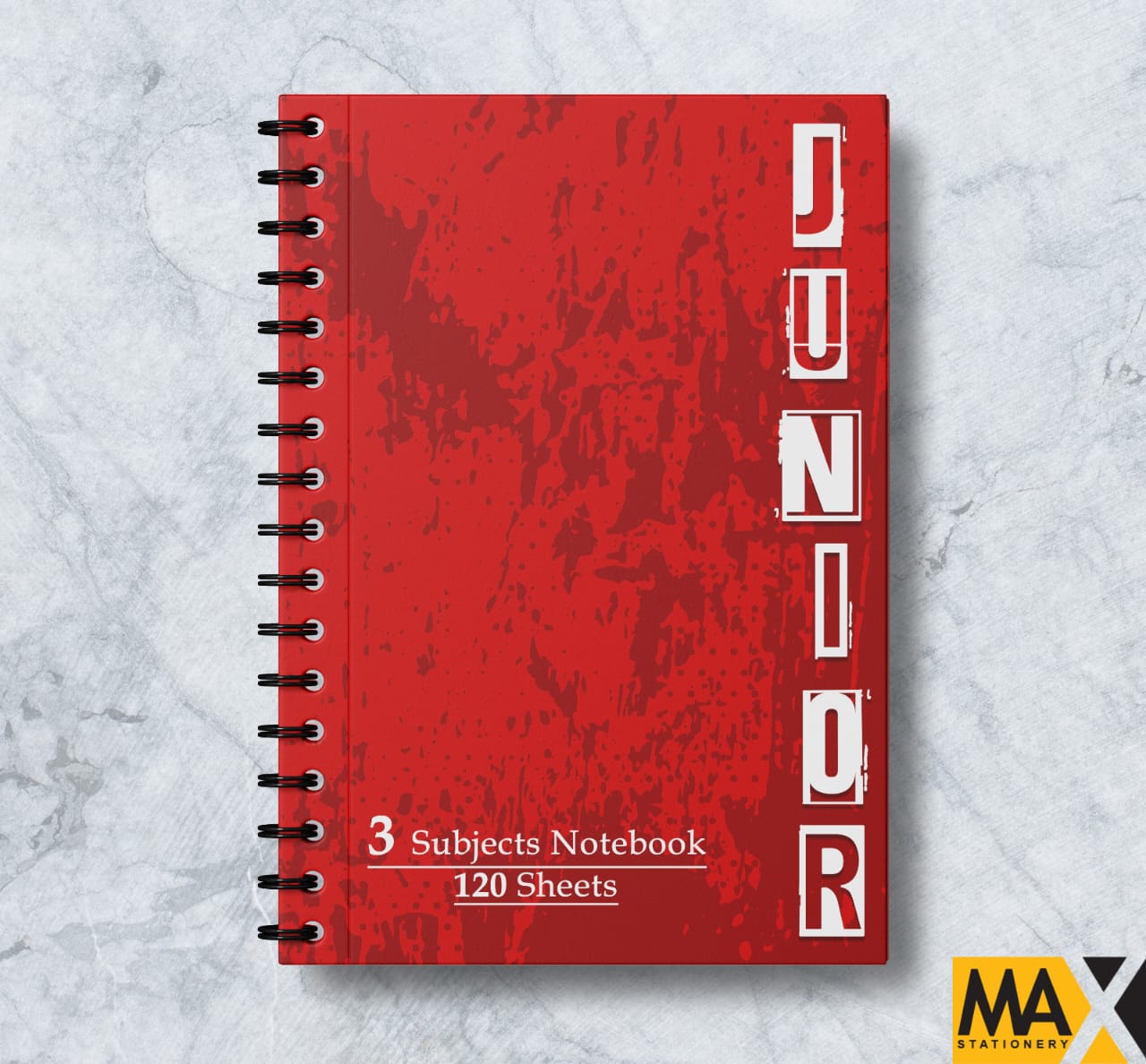 Wire-Bound Notebook Junior – A4 – 120 Sheets – Lined