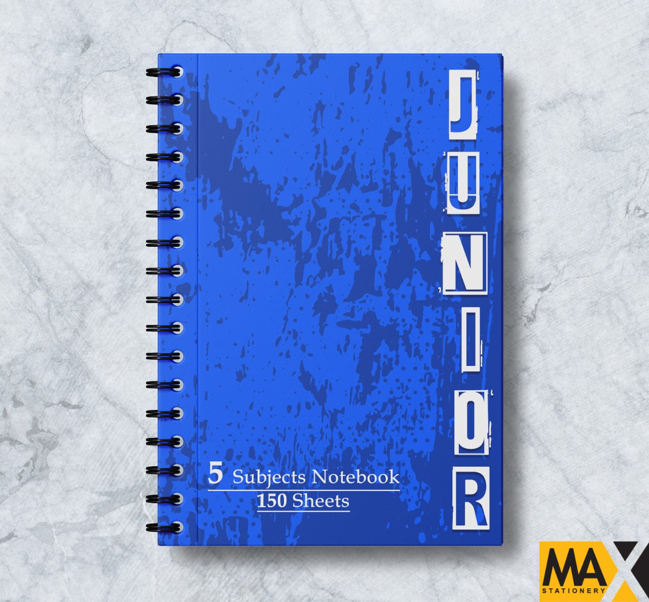 Wire-Bound Notebook Junior – A4 – 150 Sheets – Lined