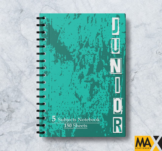Wire-Bound Notebook Junior – A4 – 150 Sheets – Lined