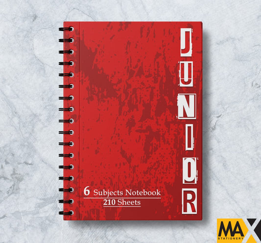 Wire-Bound Notebook Junior – A4 – 210 Sheets – Lined