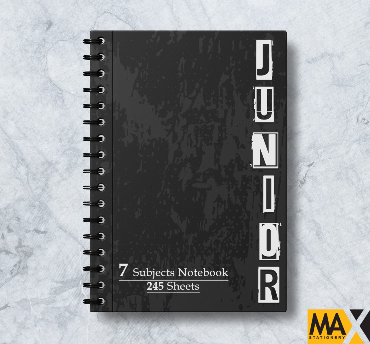 Wire-Bound Notebook Junior – A4 – 245 Sheets – Lined