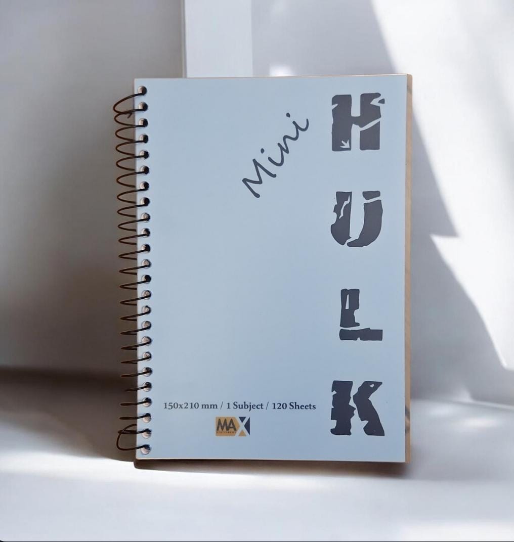 Wire-Bound Mini Hulk Notebook – A5 –120 Sheets – Lined
