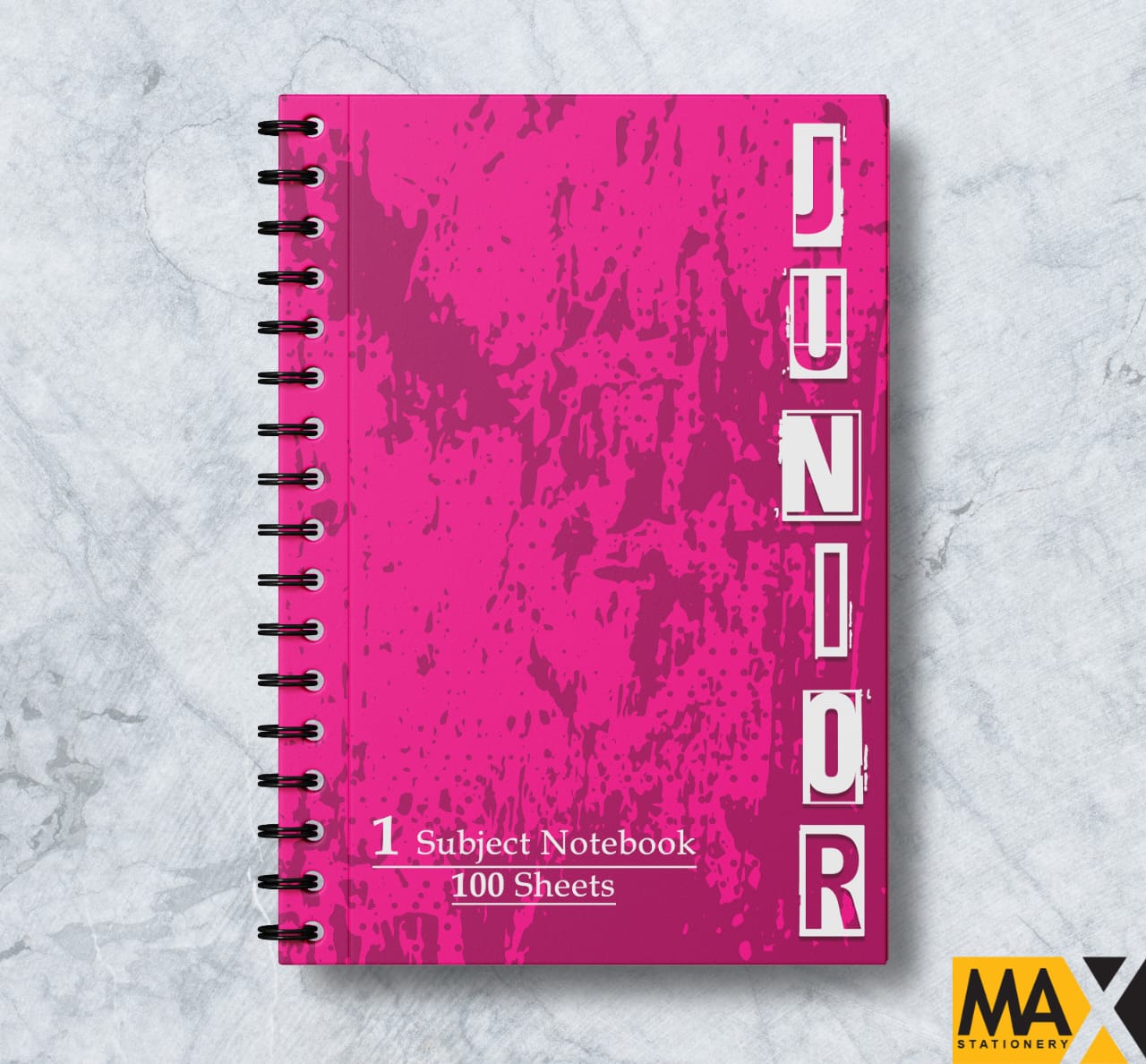 Wire-Bound Notebook Junior  – A4 – 100 Sheets – Lined