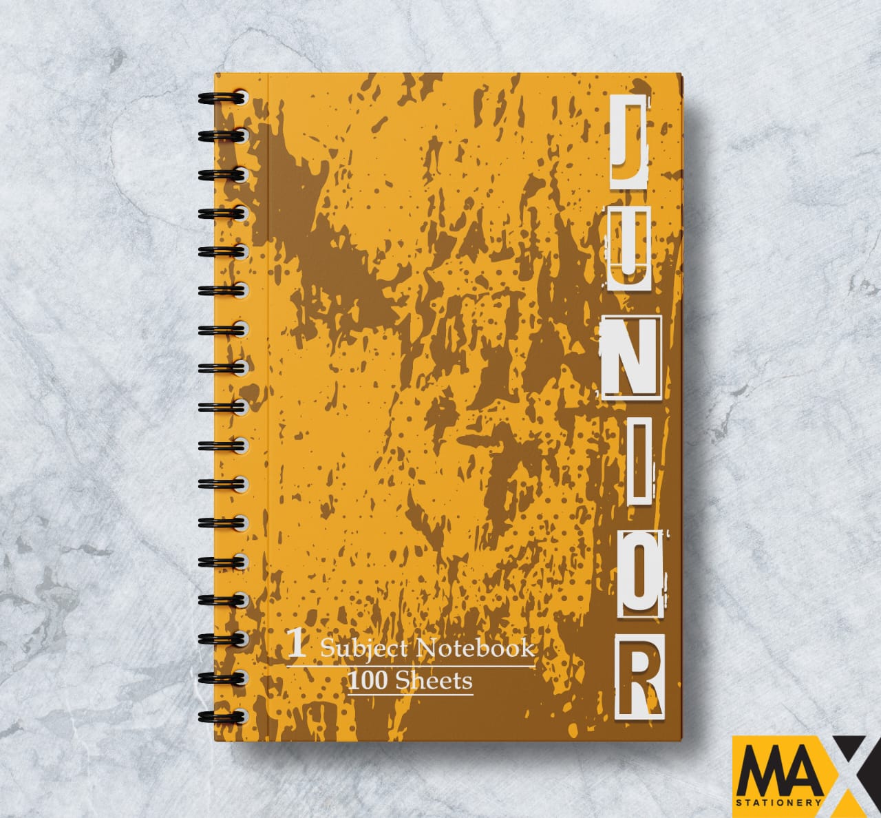 Wire-Bound Notebook Junior  – A4 – 100 Sheets – Lined
