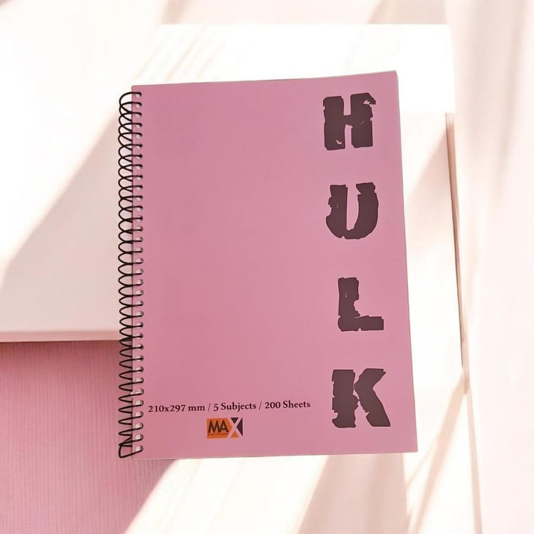 Wire-Bound Notebook Hulk – A4 – 200 Sheets – Lined