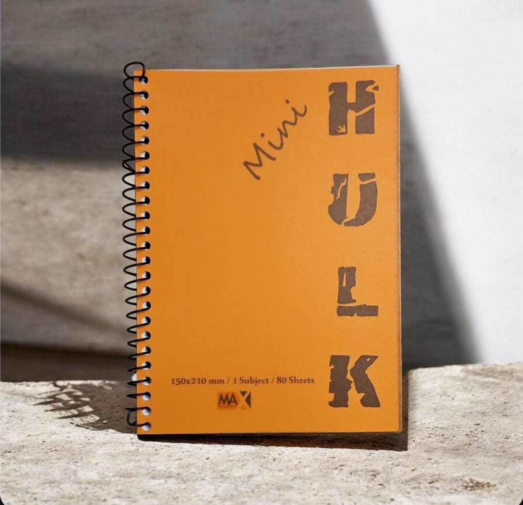 Wire-Bound Notebook Mini Hulk – A4 –80 Sheets – Lined