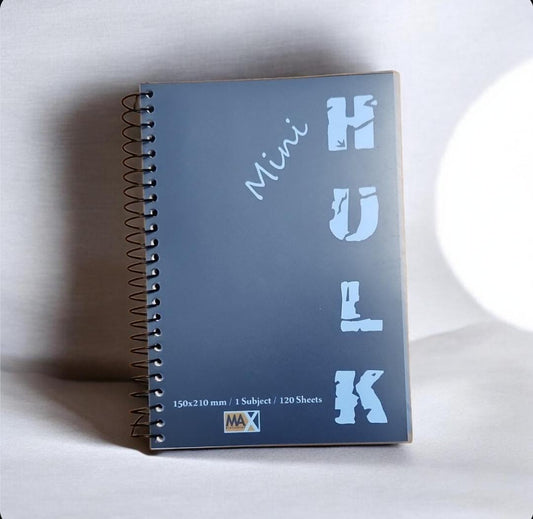Wire-Bound Mini Hulk Notebook – A5 –120 Sheets – Lined