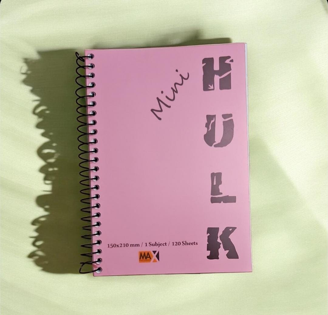 Wire-Bound Mini Hulk Notebook – A5 –120 Sheets – Lined
