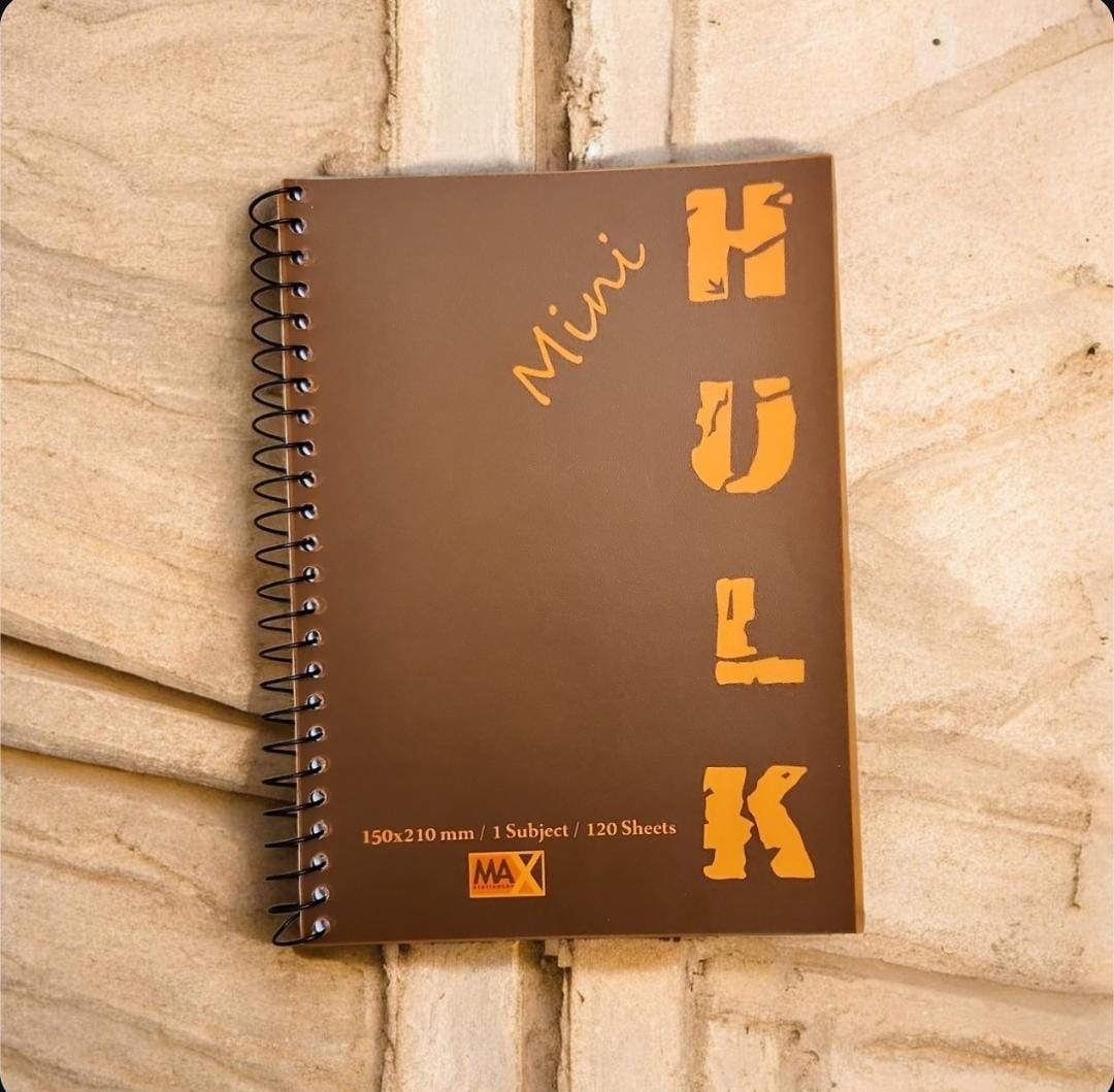 Wire-Bound Mini Hulk Notebook – A5 –120 Sheets – Lined