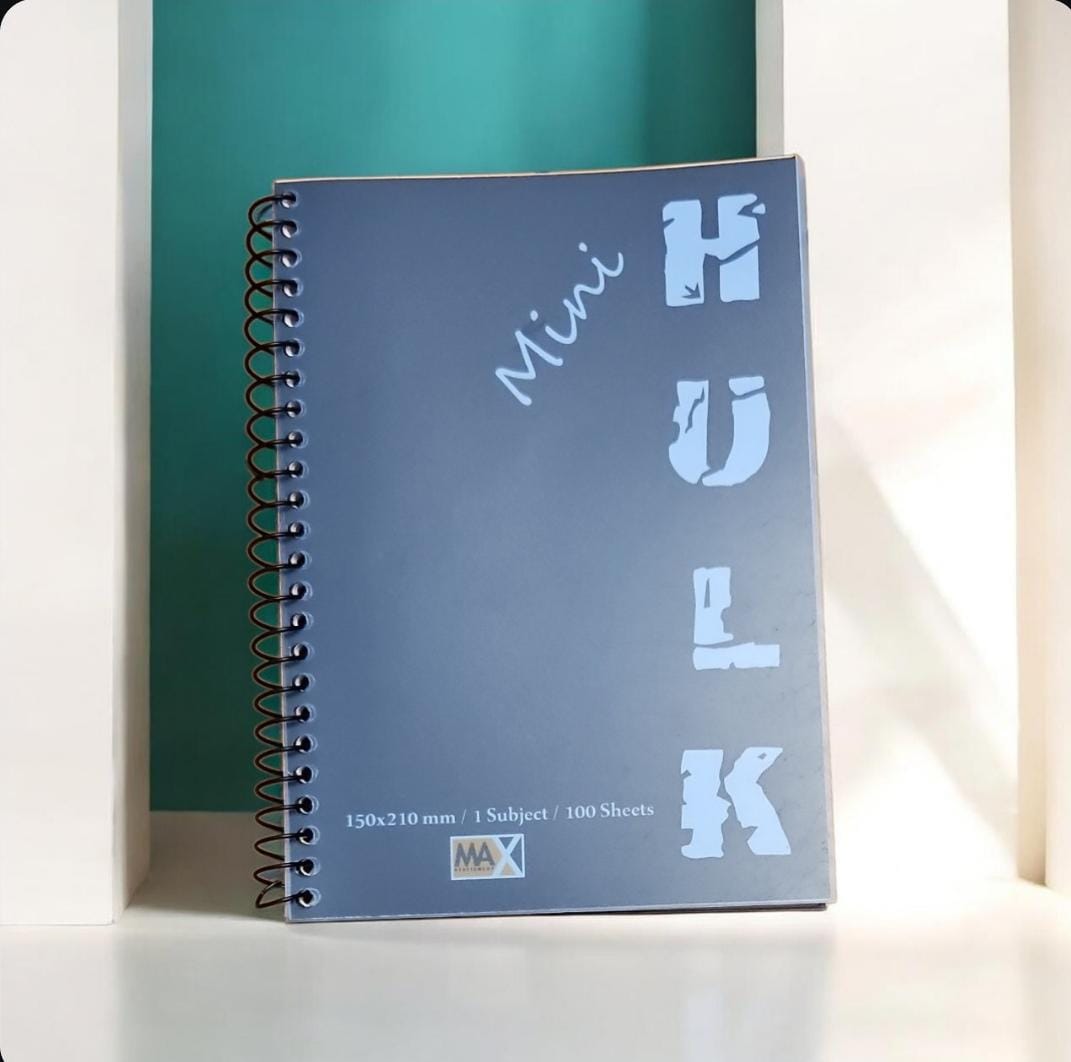 Wire-Bound Notebook Mini Hulk – A5 –100 Sheets – Lined