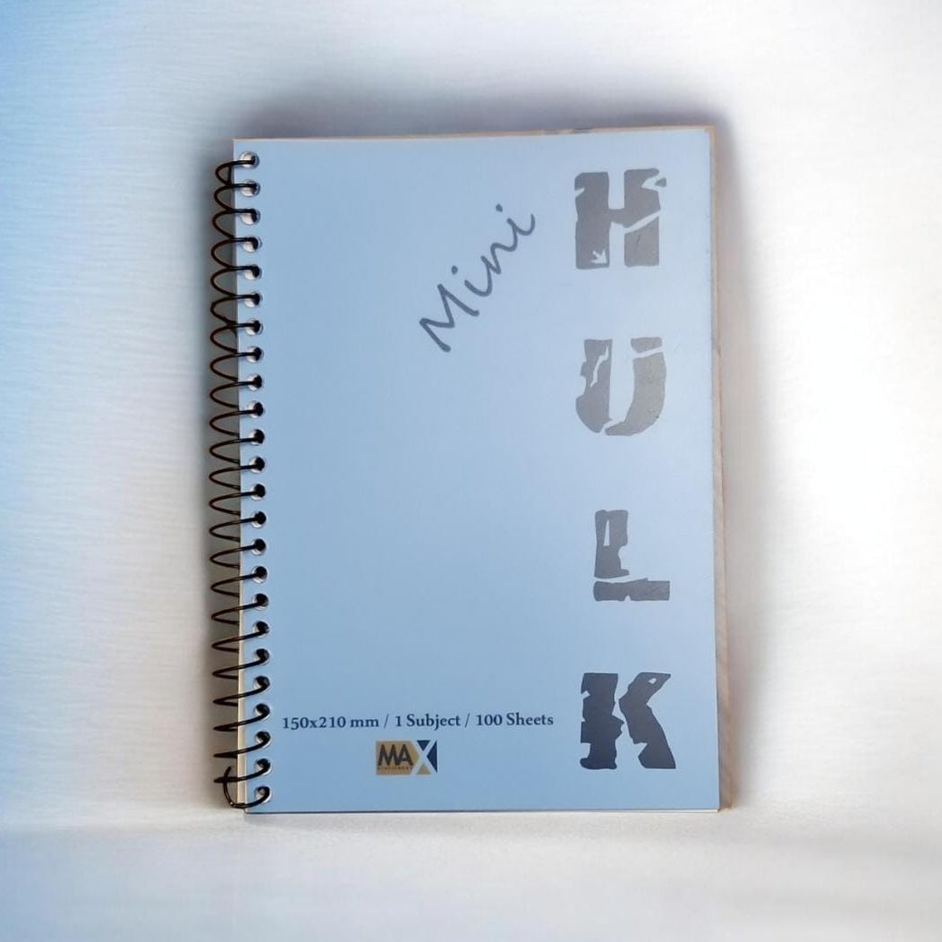 Wire-Bound Notebook Mini Hulk – A5 –100 Sheets – Lined