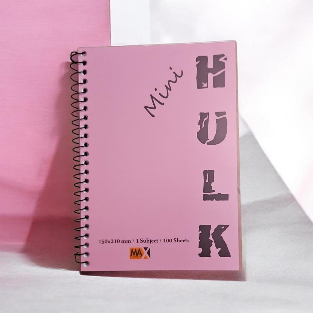 Wire-Bound Notebook Mini Hulk – A5 –100 Sheets – Lined
