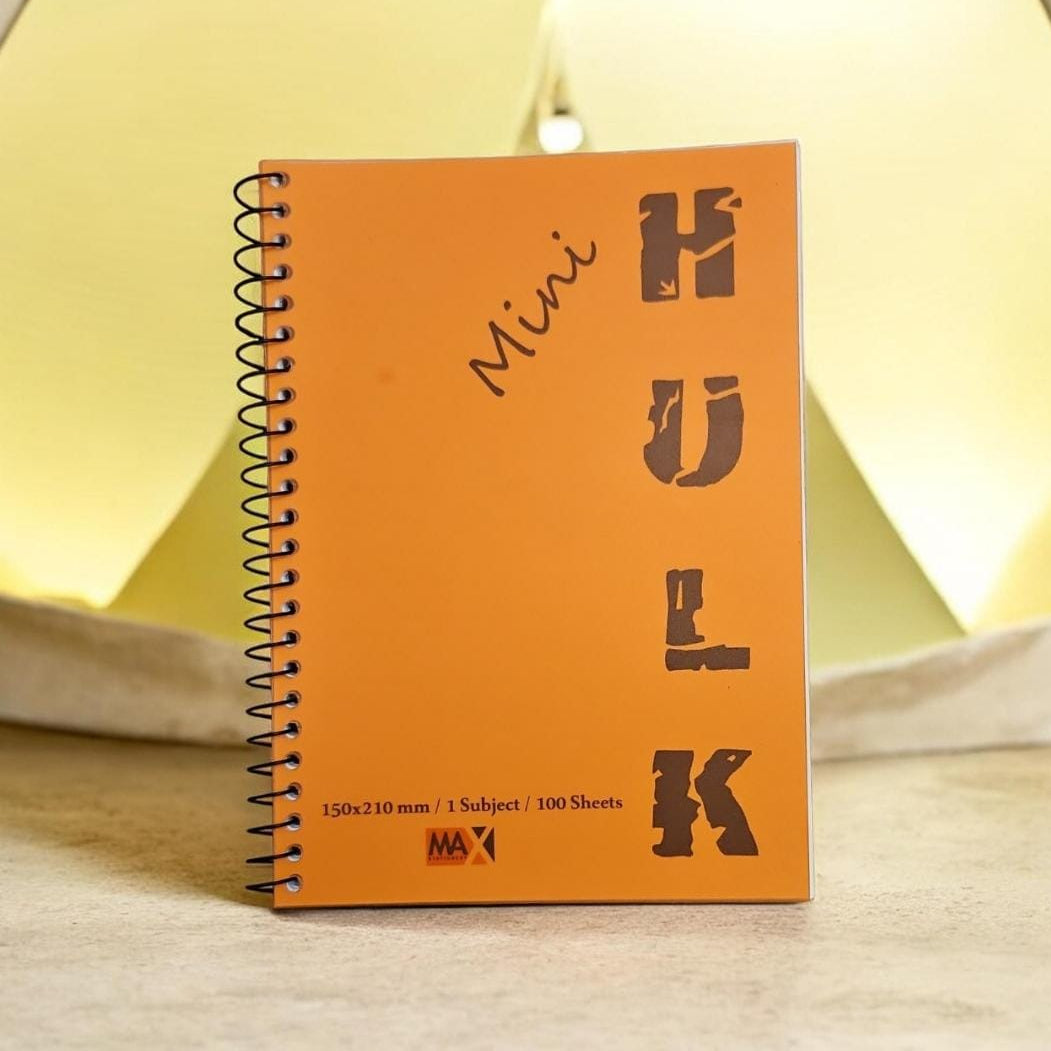 Wire-Bound Notebook Mini Hulk – A5 –100 Sheets – Lined