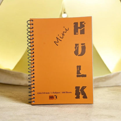 Wire-Bound Notebook Mini Hulk – A5 –100 Sheets – Lined