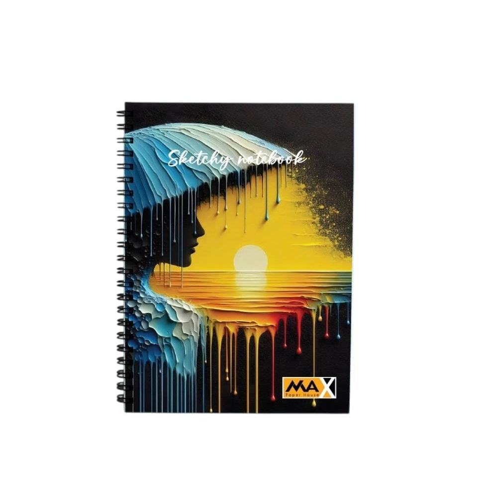 Wire-Bound Notebook Sketchy – A4 – 60  Sheets – Lined
