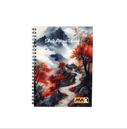 Wire-Bound Notebook Sketchy – A4 – 60  Sheets – Lined