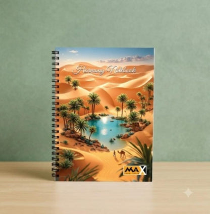 Wire-Bound Notebook  Harmony – A4 – 60 Sheets – Lined