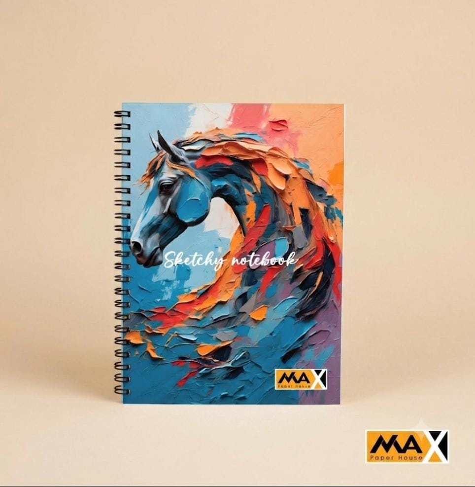 Wire-Bound Notebook Sketchy – A4 –80  Sheets – Lined