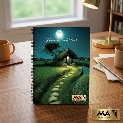 Wire-Bound Notebook  Harmony – A4 – 60 Sheets – Lined