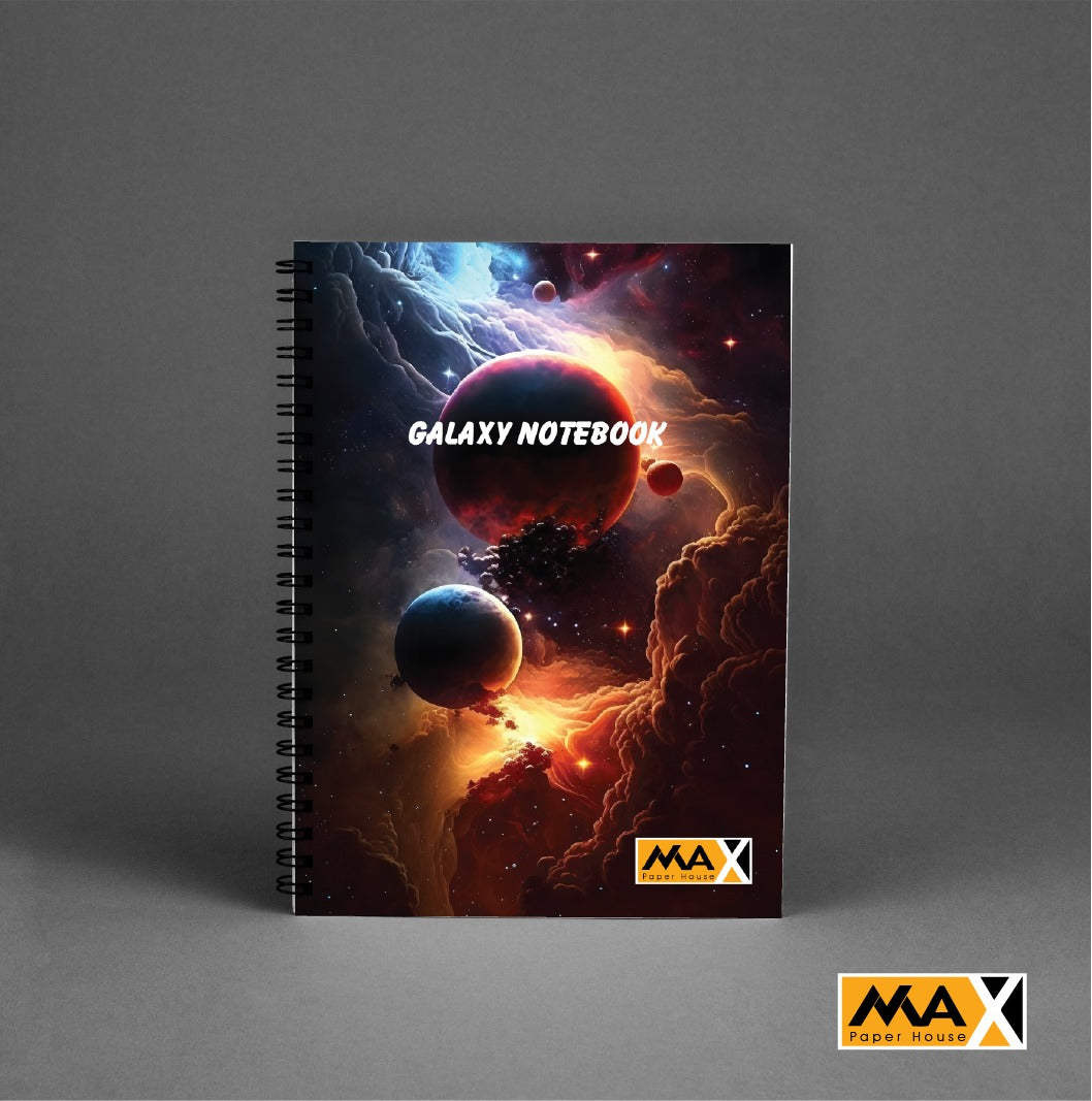 Wire-Bound Notebook Galaxy – A4 – 60 Sheets – Lined