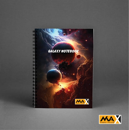 Wire-Bound Notebook Galaxy – A4 – 60 Sheets – Lined