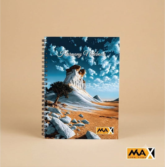 Wire-Bound Notebook  Harmony – A4 –  100 Sheets – Lined