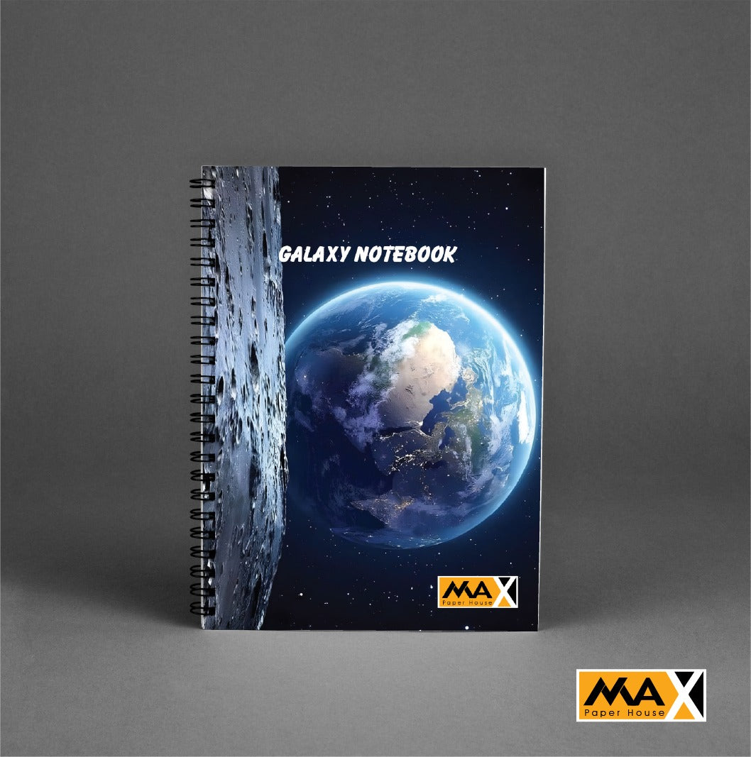 Wire-Bound Notebook Galaxy – A4 – 100 Sheets – Lined