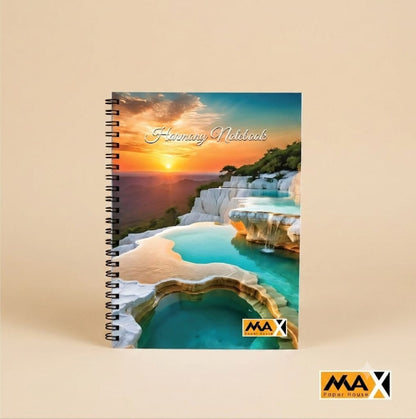 Wire-Bound Notebook  Harmony – A4 – 80 Sheets – Lined