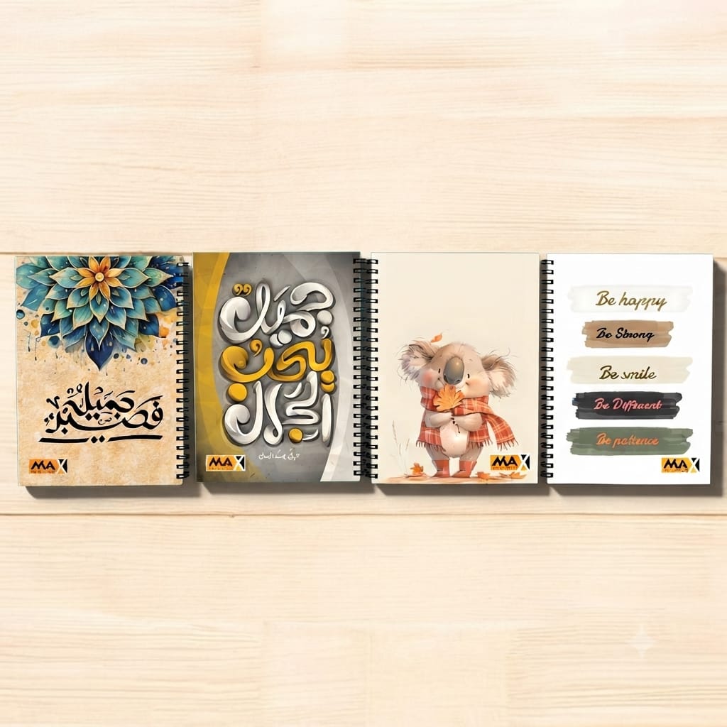 Wire-Bound Notebook Energy – A4 – 60 Sheets – Lined