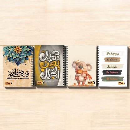 Wire-Bound Notebook Energy – A4 – 60 Sheets – Lined