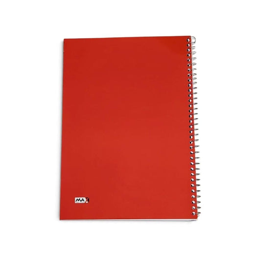 Wire-Bound Notebook Flexy - A4 - 0.5 cm Square (Small Squares)