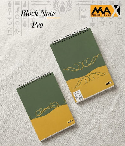 Block Note | Size A4 & A5 |  (14 cm x 20 cm )& (20 cm x 28 cm)| 60 GSM | Lined | 40 sheets | Block Note Series| Cardboard Back Cover
