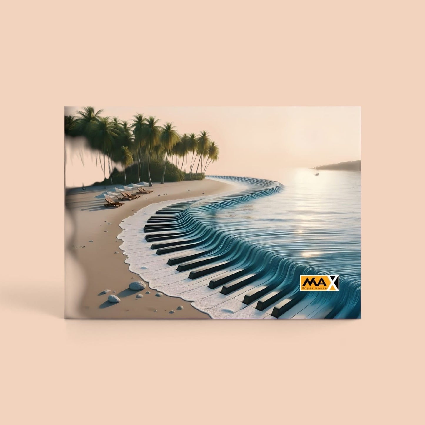 Music Sketchbook – B5 (17 × 24 cm) – 16 Sheets – Music Notebook Series