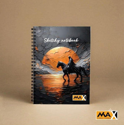 Wire-Bound Notebook Sketchy – A4 – 100  Sheets – Lined