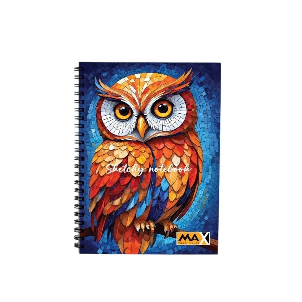 Wire-Bound Notebook Sketchy – A4 – 100  Sheets – Lined