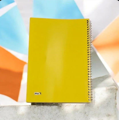 Wire-Bound Notebook Flexy - A4 - 0.5 cm Square (Small Squares)